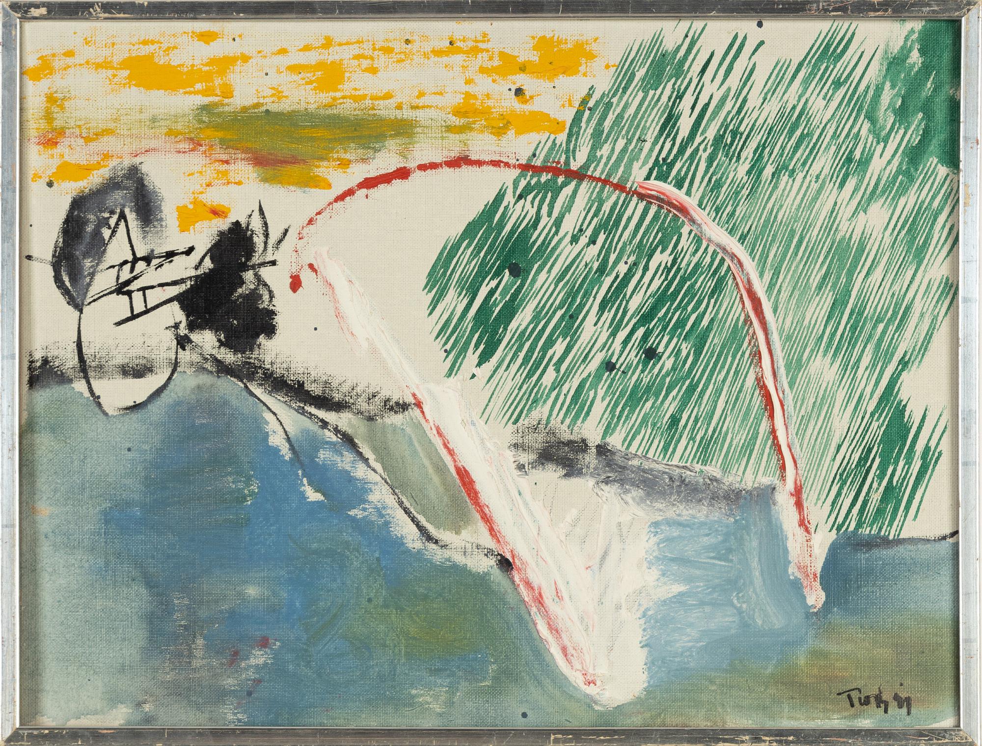 Ulf Trotzig, oil on canvas, signed.