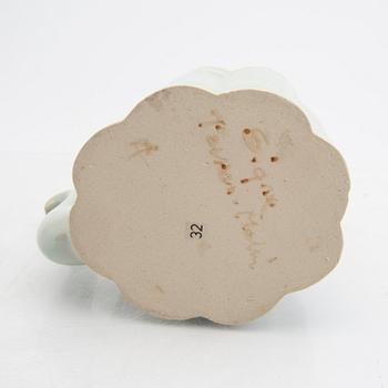 Signe Persson-Melin, a glazed ceramic teapot, signed by hand.