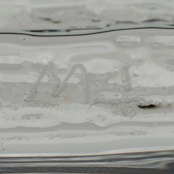 TAPIO WIRKKALA, VASER, 2 st, glas, modell 2727 och "Raito" 2780, signerade.