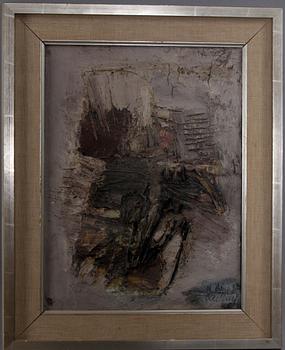 OKÄND KONSTNÄR, olja på duk, bär sign.