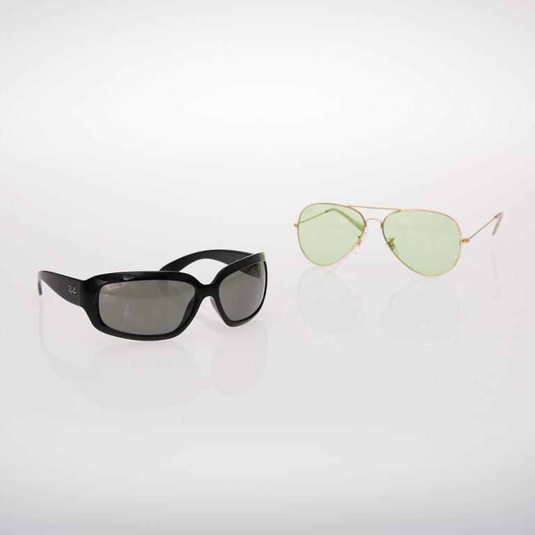 AURINKOLASIT, 2 kpl, Ray-Ban, 2000-luku.