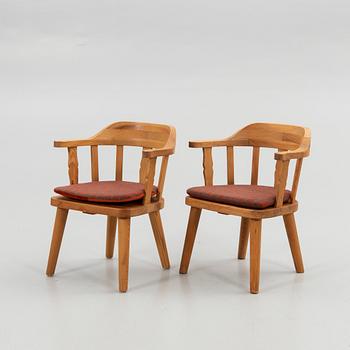 Seating group, 6 pieces, Krogenäs Möbler, Norway, second half of the 20th century.