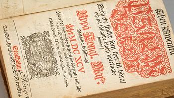 PSALMBOK, "Then swenska psalm boken", Henrich Keyser, Stockholm 1701.