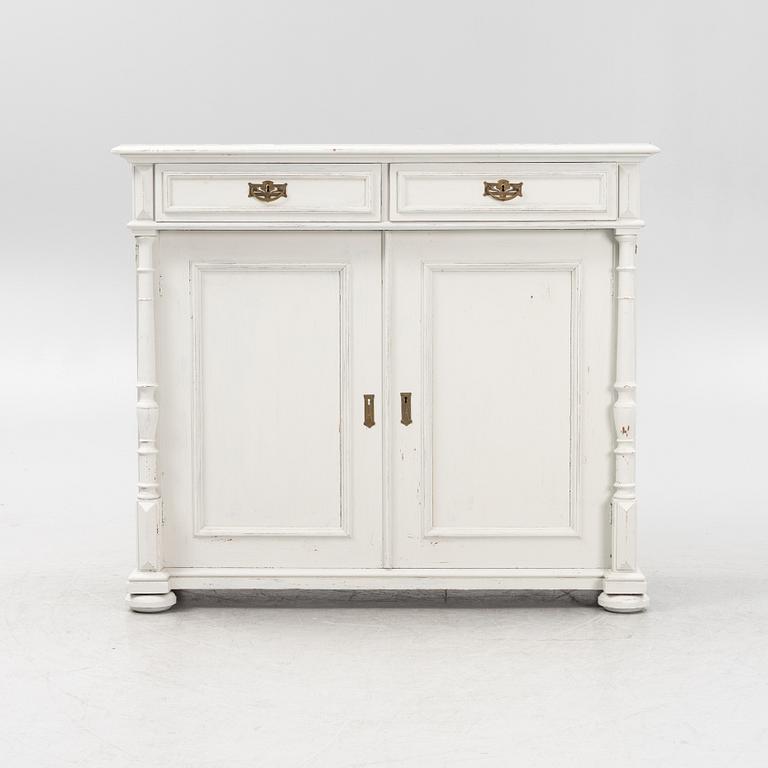 A painted sideboard, circa 1900.