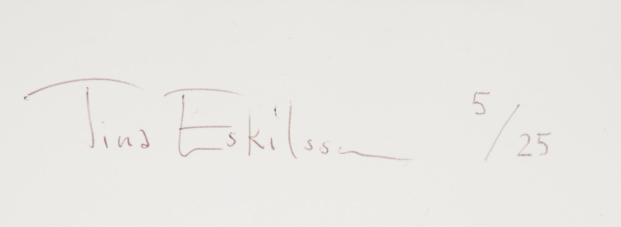 Tina Eskilsson, photograph, signed and numbered 5/25.