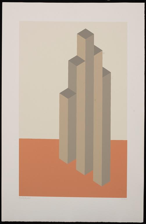 OSCAR REUTERSVÄRD, color lithographs, 3 st, signed and numbered.