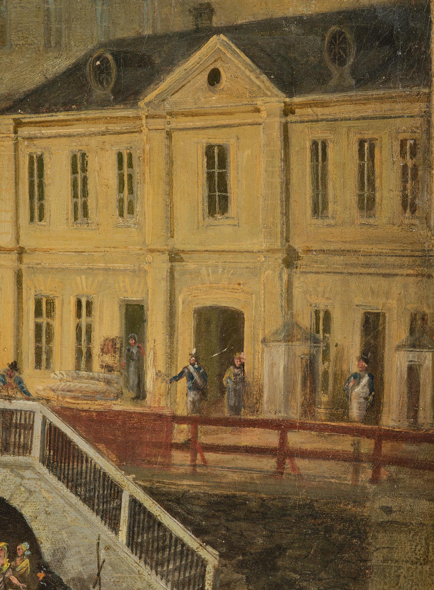 Elias Martin, "Norrström with the Bondeska Palace, Stockholm".
