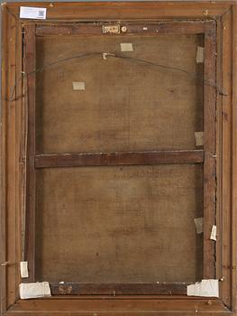 OKÄND KONSTNÄR, olja på duk, omkring sekelskiftet 1800/1900.