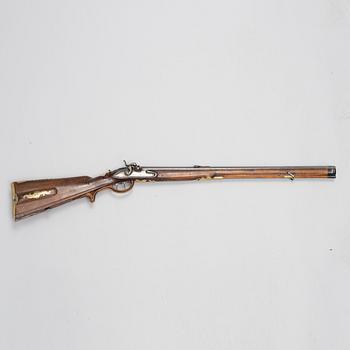 Percussion rifle converted from flintlock, Franz Steskal, Austria, late 18th century.