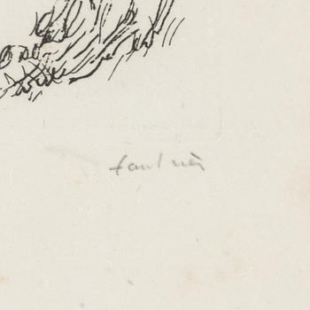 Jean Fautrier,  Figurkompositioner, 2 st.