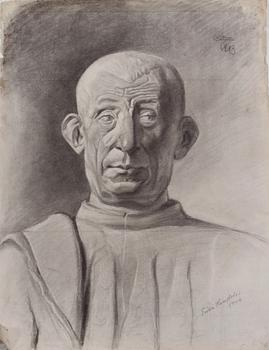 SANDELS, GÖSTA, parti teckningar, signerade, 6 st.