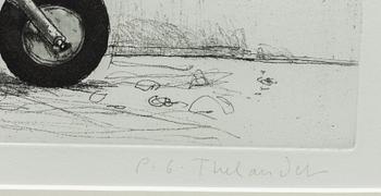 PG Thelander, Composition with a Carrot in a Wheelbarrow.