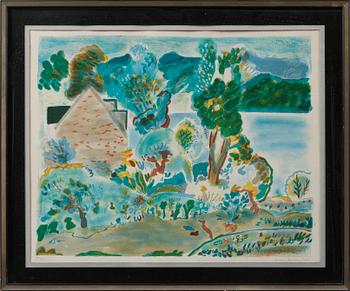 Anders Fogelin · ANDERS FOGELIN, färglitografi, signerad och daterad 1977, numrerad 217/285.