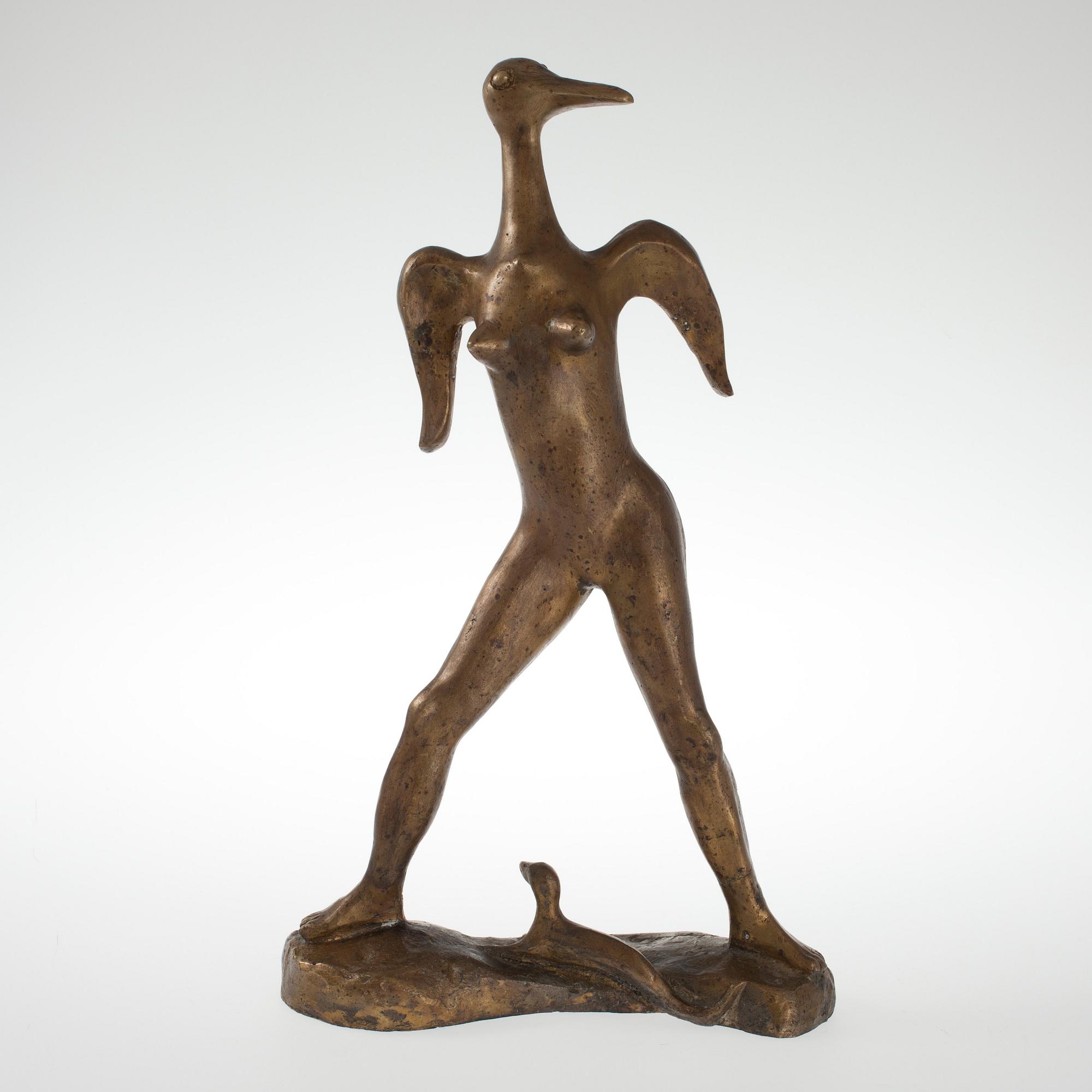SKULPTUR, brons, signerad i godset Ioan Bolborea, 1990-talets slut.