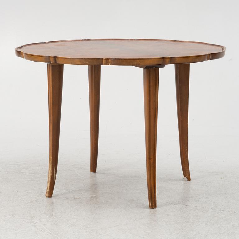 A Swedish Modern coffee table, 1940s.