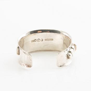 Armband, silver, Claes Giertta, Stockholm, 1967.