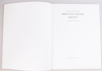 KIRJOJA 9 KPL, Transactions of the Oriental Ceramic Society, London 1991-2004.