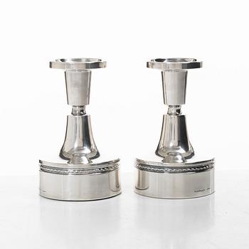 Eric Löfman, a pair of candlesticks, MGAB, Uppsala 1973.