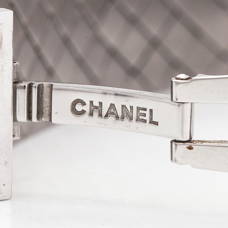 Chanel, Matelasse Acier, wristwatch, 19 mm.