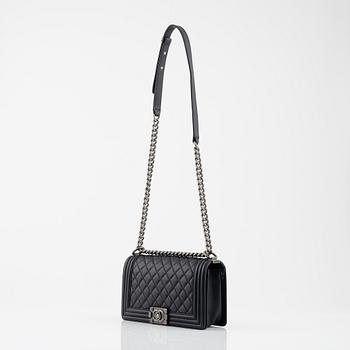 Chanel, a black, quilted leather 'Boy Bag', 2019.