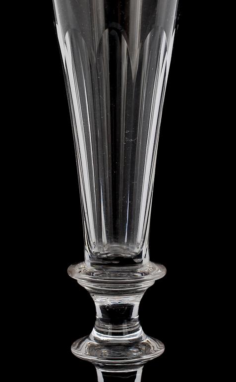 CHAMPAGNESTRUTAR, 12 st, glas, 1800-tal.