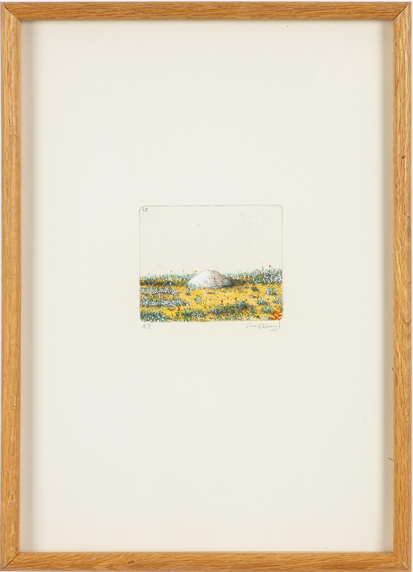 Sten Eklund, "Vita fläcken" Ur "Kullahusets hemlighet".