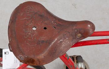 CYCKEL, metall,  "Modell de luxe",1950-tal.