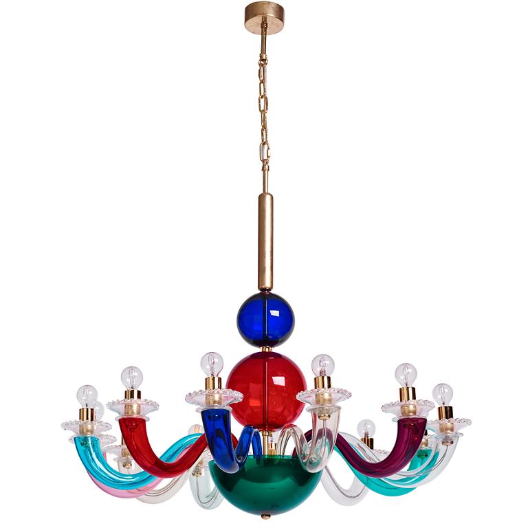 Gio Ponti, a chandelier, Venini, Italy, 2014.