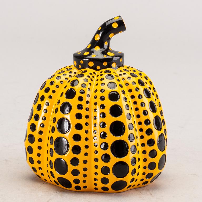 Yayoi Kusama, after, multiple, painted cast resin, published by Benesse Holdings, Inc., Naoshima, Japan, 2013.