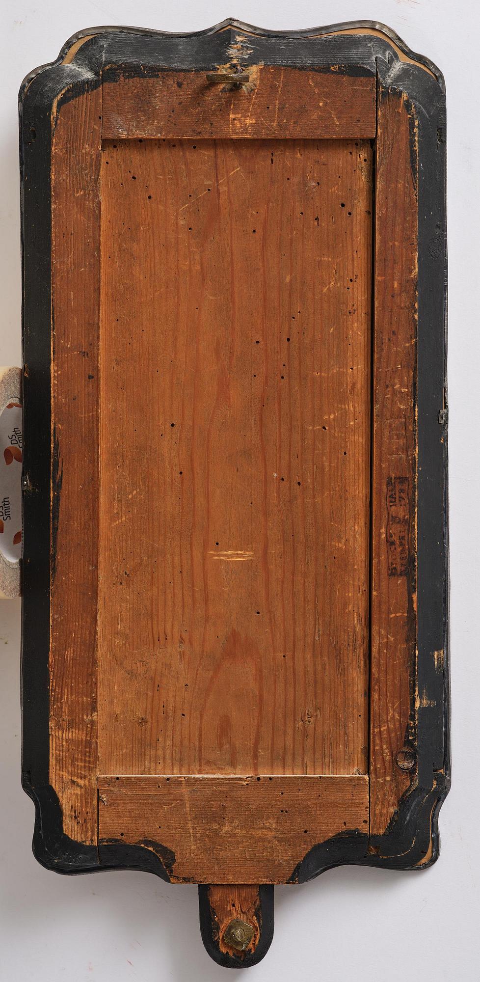 A pair of Gustavian engraved glass one-branch girandole mirrors by N. Meunier (master in Stockholm 1754-97).