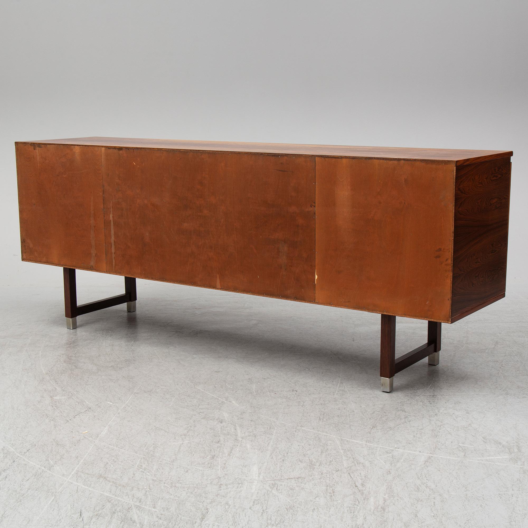 KAI KRISTIANSEN, a rosewood veneered sideboard, Preben Skov Andersen, PSA Furniture, Denmark, 1960's/70's.