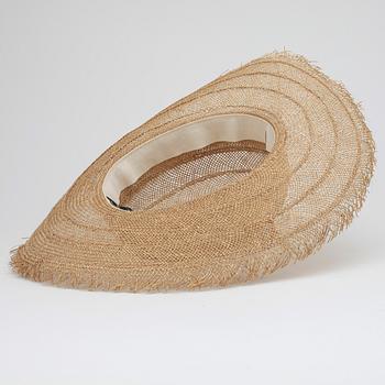 CHANEL, straw hat.