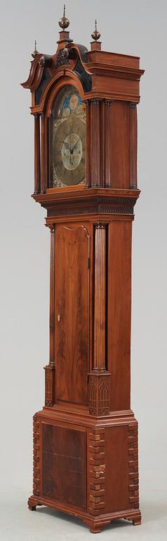 A Neo Gothic 19th century long case clock.