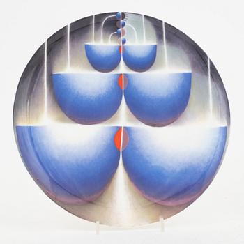 Julie Curtiss, Loie Hollowell, two limited edition porcelain plates.