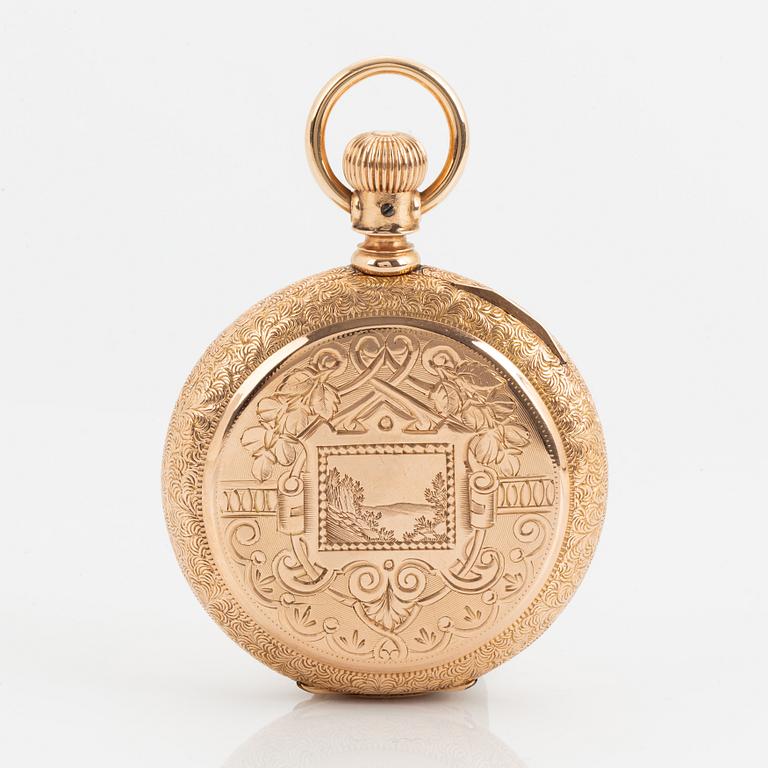 American Watch Company, Waltham, pocket watch, hunter, 48,5 mm.