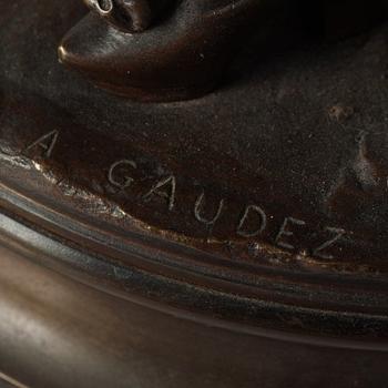 ADRIEN ÉTIENNE GAUDEZ, efter, skulptur, brons, signerad i godset.