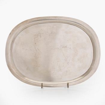 Piet Hein, Tarjotin, sterlinghopeaa, Georg Jensen, Tanska.