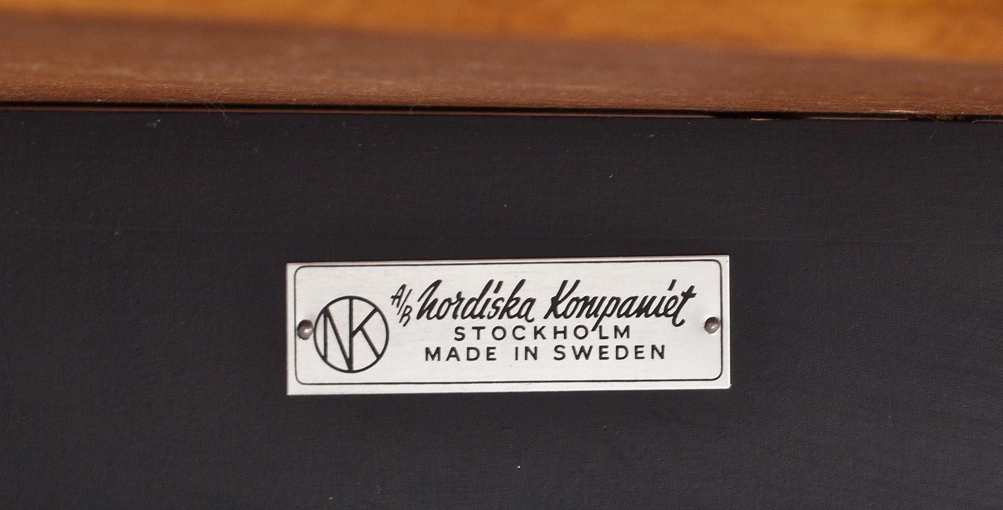 BORD,  Nordiska Kompaniet, 1900-talets andra hälft.