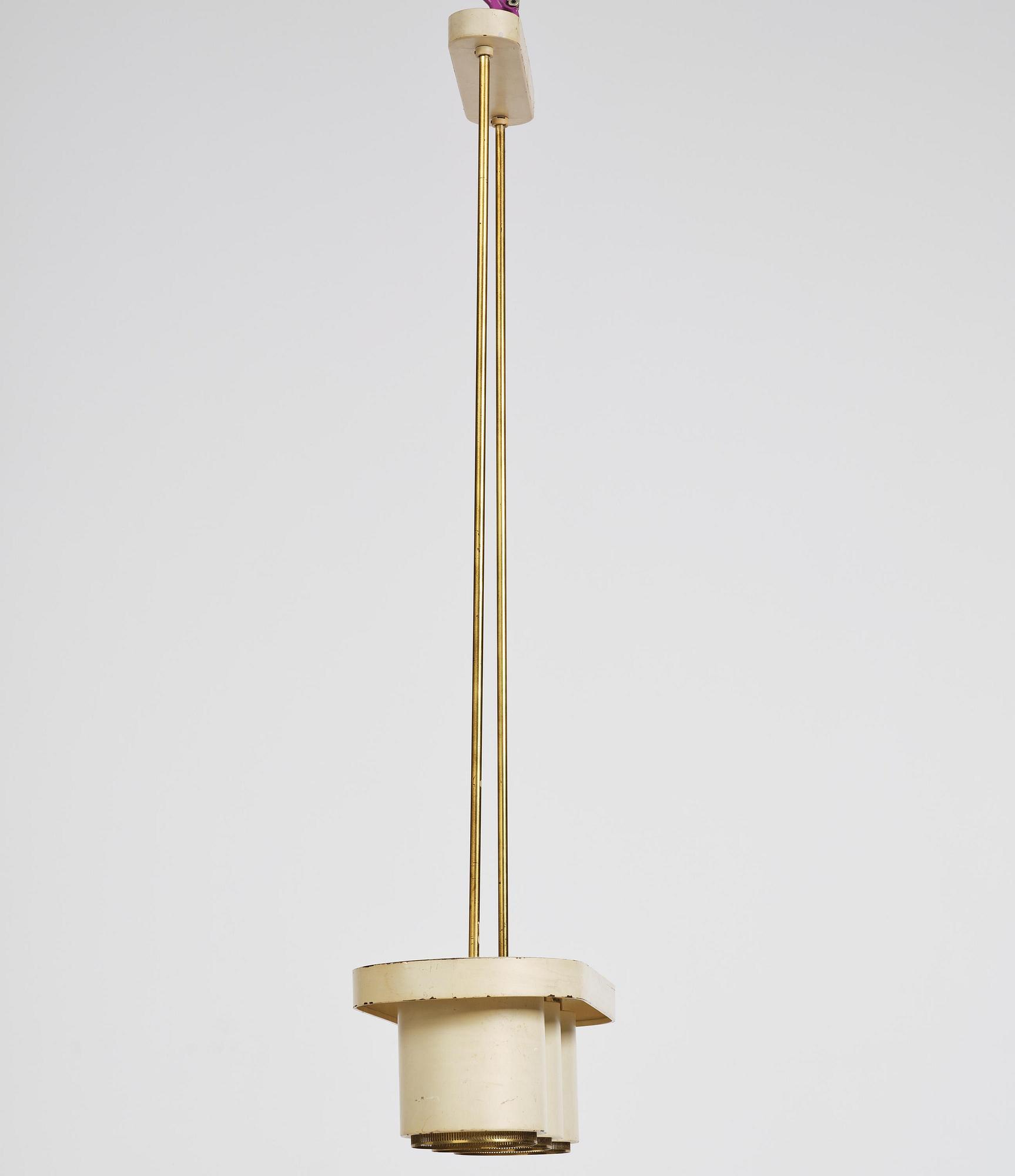 Alvar Aalto, a ceiling lamp model A 203,  Valaisinpaja Finland, 1970s.