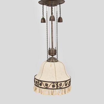 Counter weight light, early 20th century.