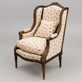 A French 18th Century Wingback Chair.