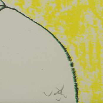 ROBERTO MATTA, a lithograph in color. P.A. AND SIGNED.