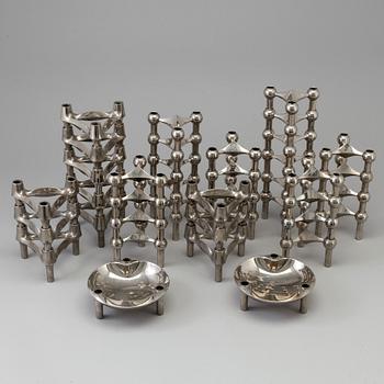 CEASAR STOFFI, ljusstakar, 28+1 st,  Nagel, Tyskland.