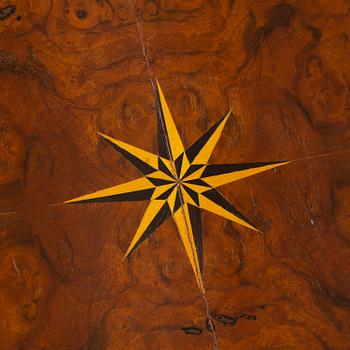 A circa mid 20th century turning book case.