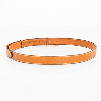 Hermès, a leather belt, year 1980.