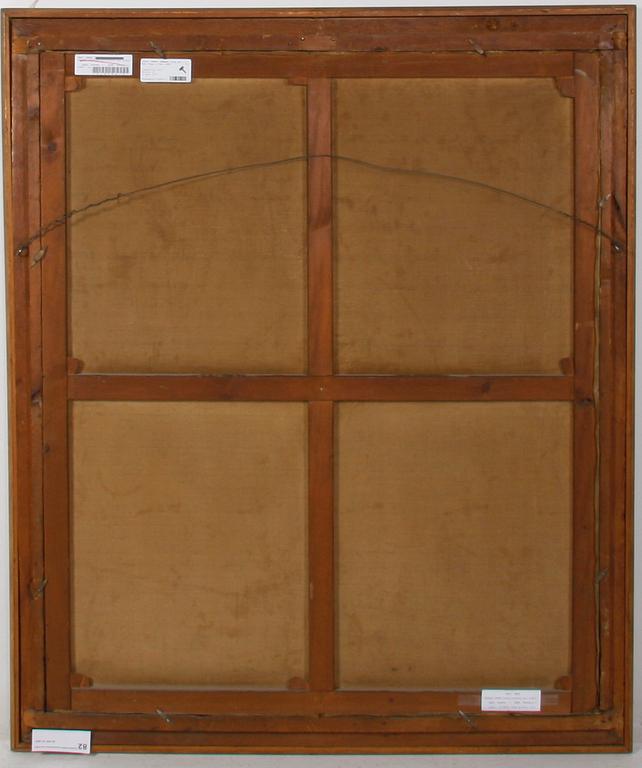 ÅBERG, GUNNAR, olja på duk. Sign. o dat. 1890.