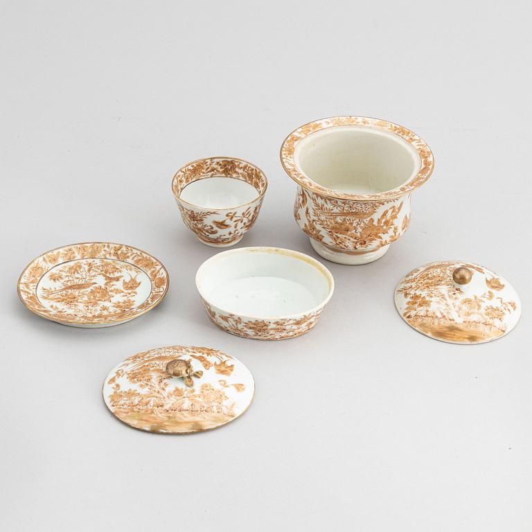 A 36-piece Canton tea service, Qing dynasty, second half of the 19th Century.