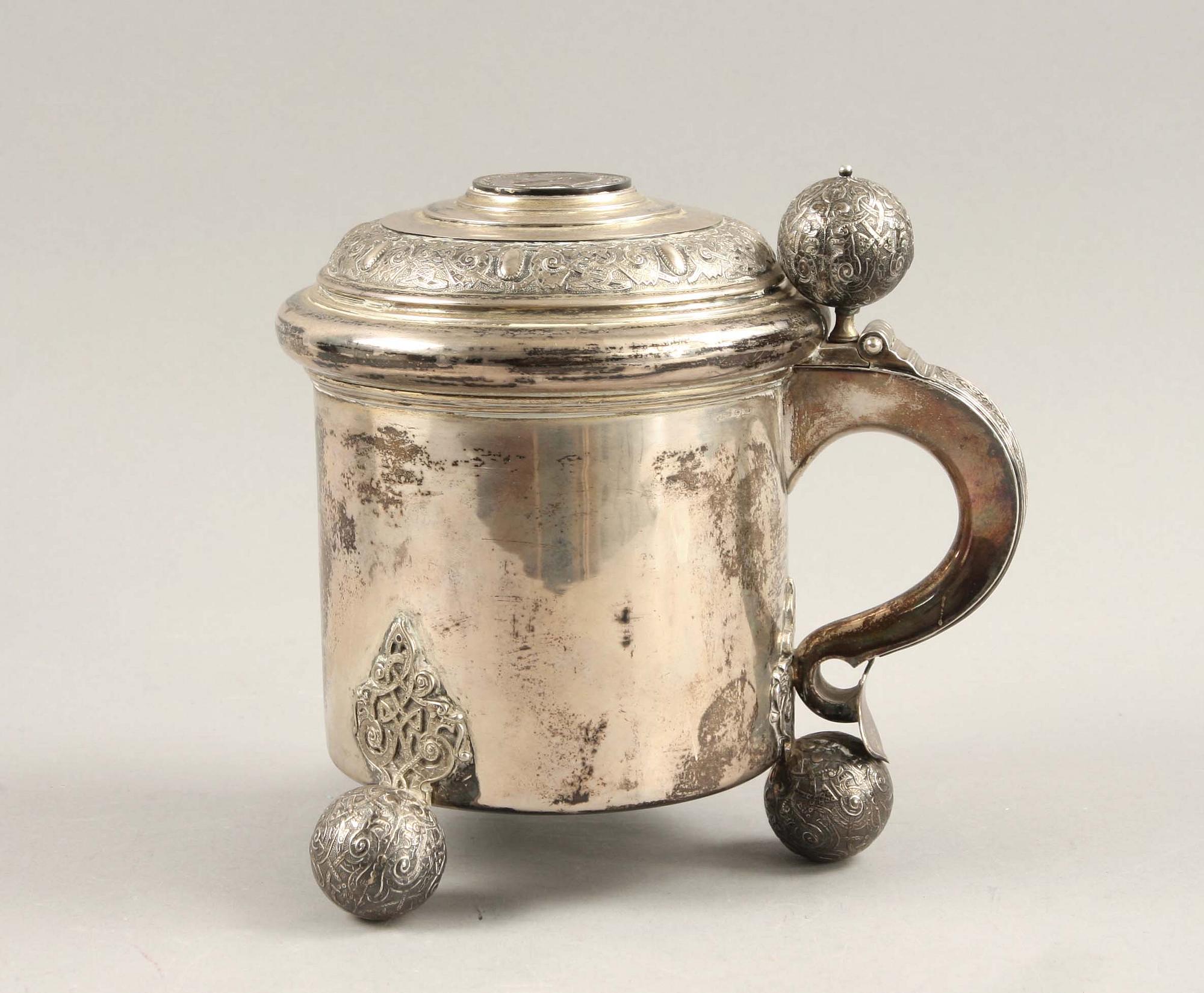 STOP, silver. Barockstil, G.A.B 1919.