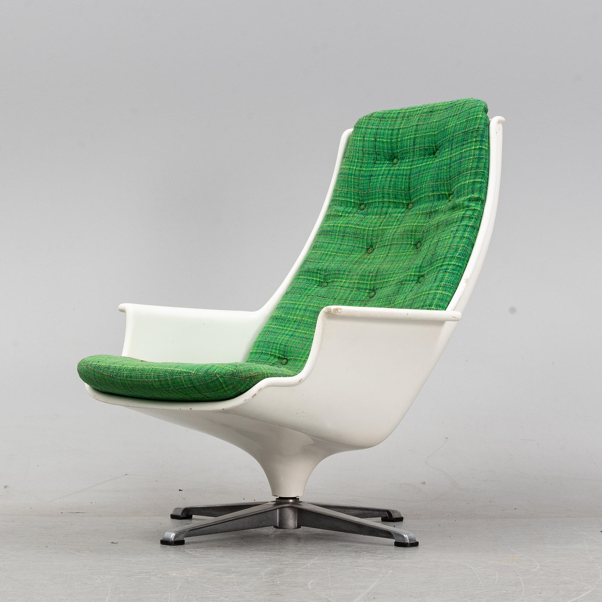 A 'Tellus' easy chair by Alf Svensson and Yngvar Sandström, Göte-Möbler, Nässjö AB, 1970's.