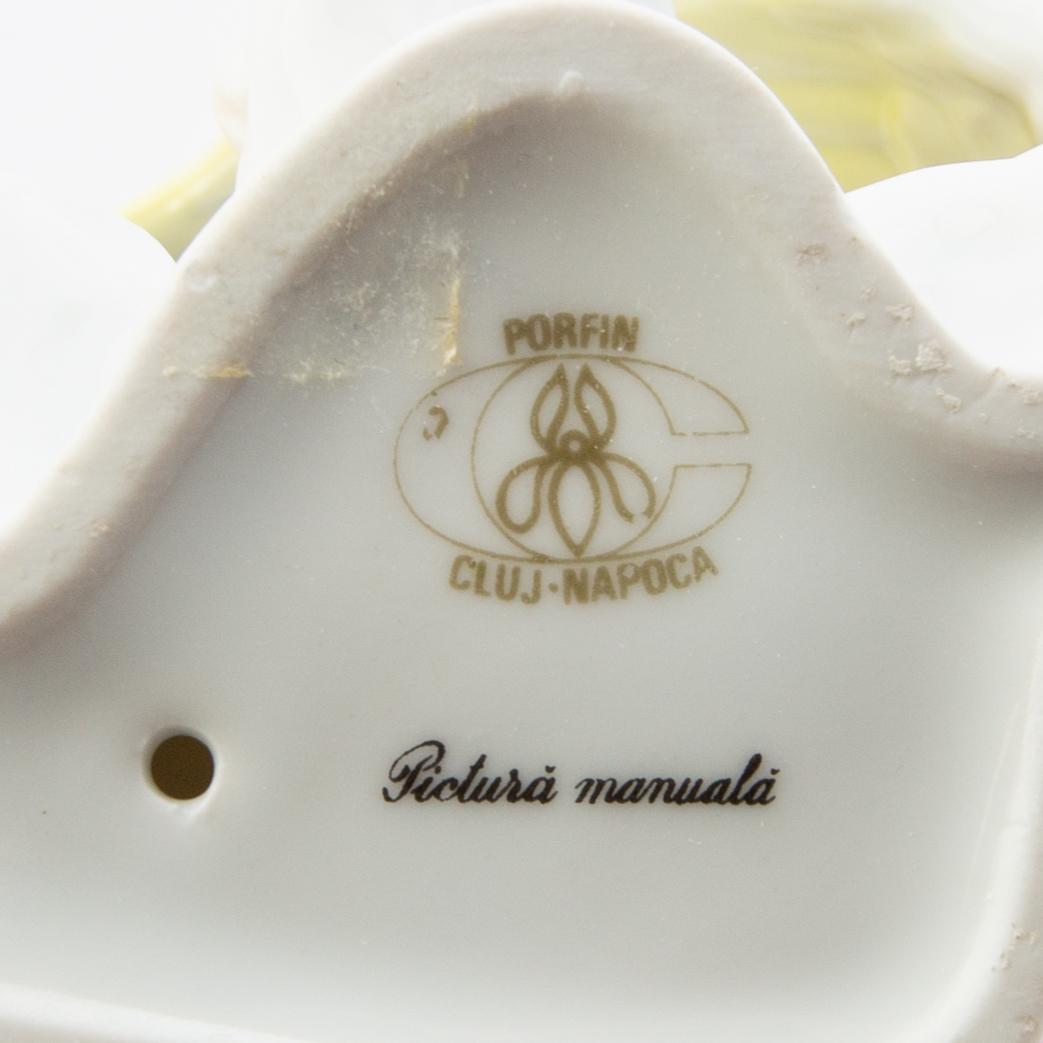 Figurine Cluj-Napoca Romania mid-20th century porcelain.